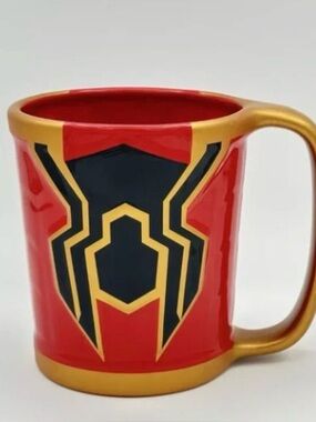 Disney Spider-Man Ceramic Mug with Black Emblem